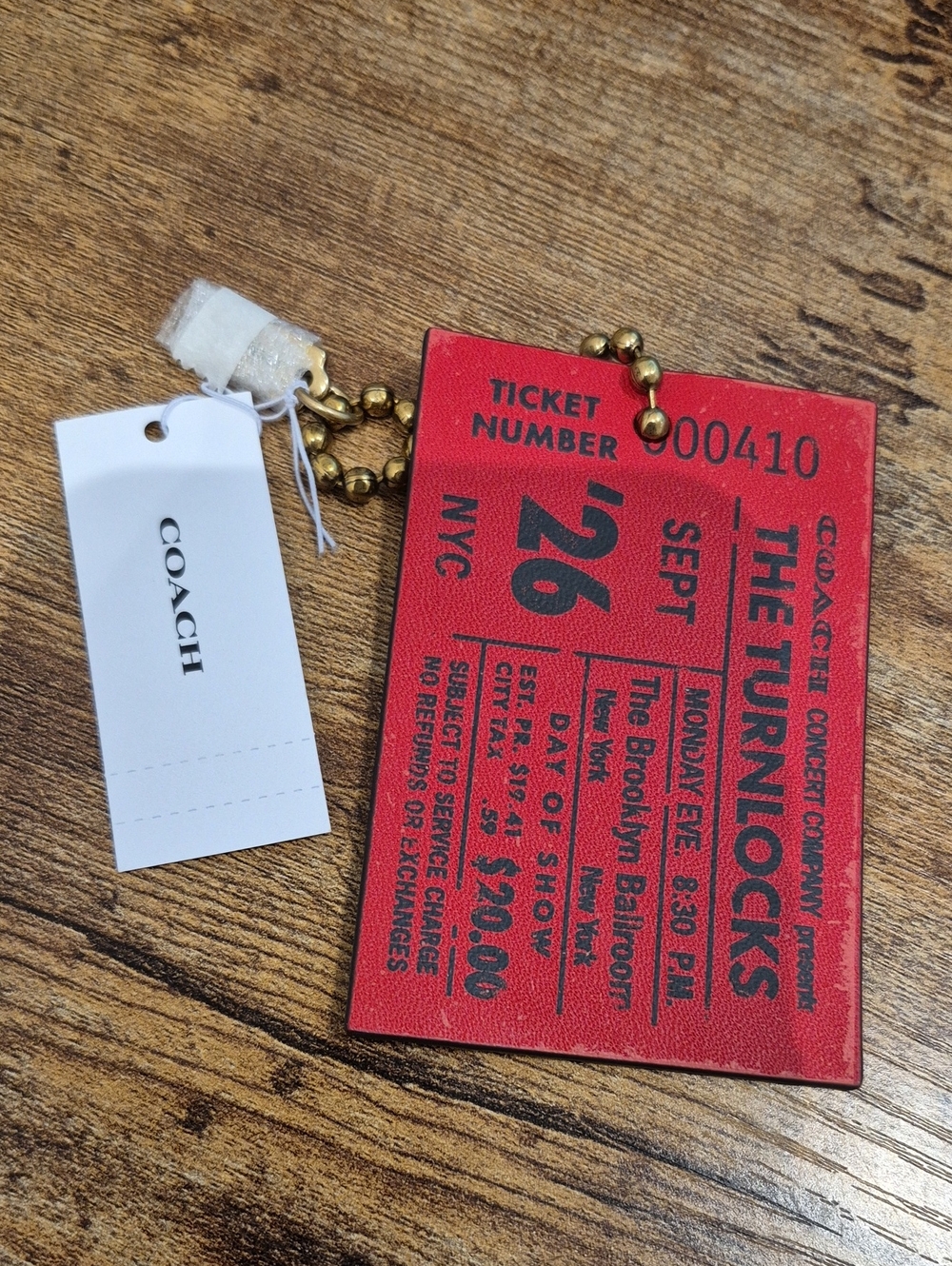 Coach Red Ticket